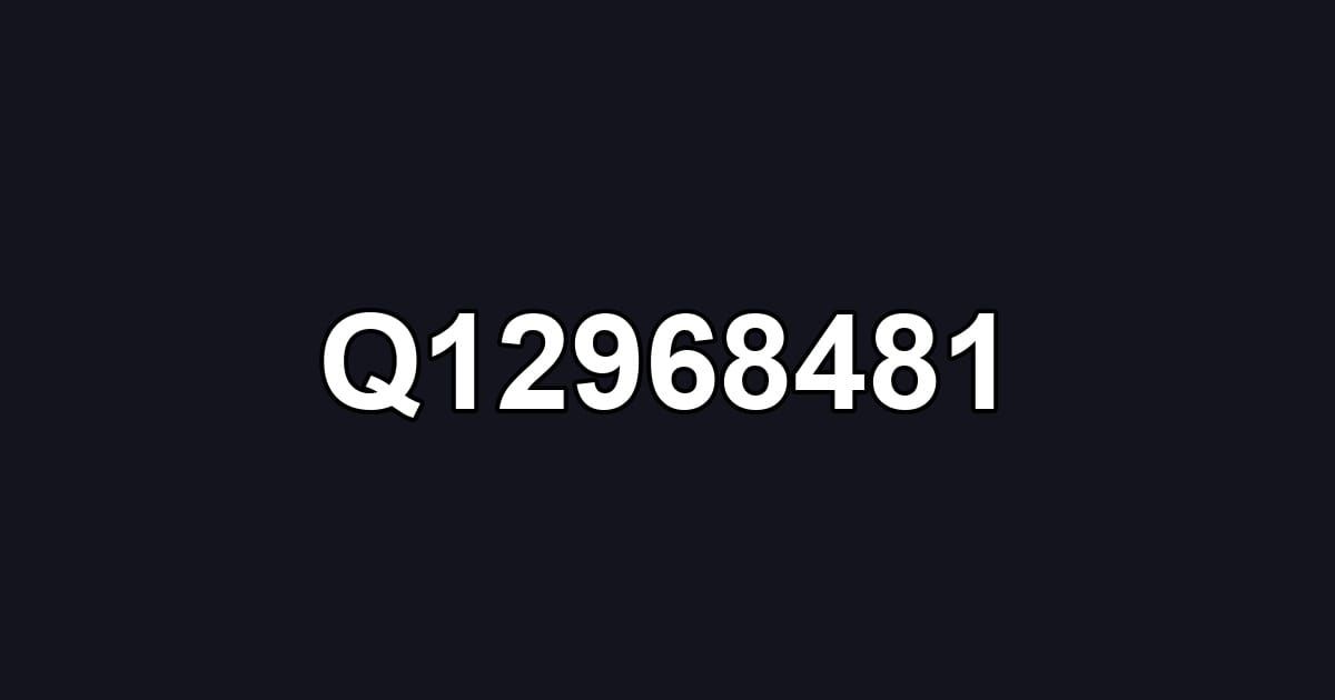 Q12968481