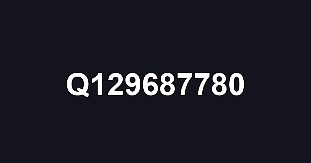 Q129687780