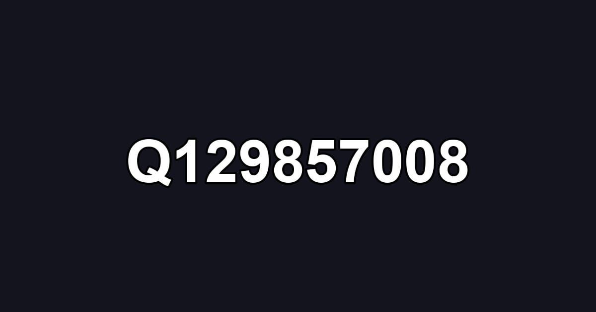 Q129857008
