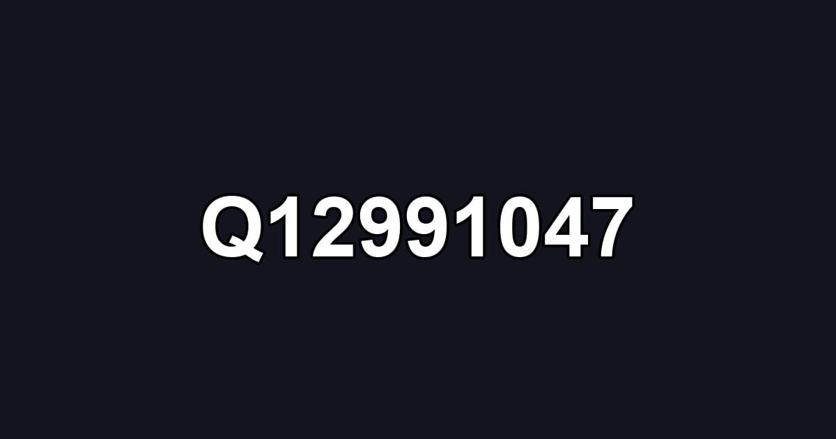 Q12991047