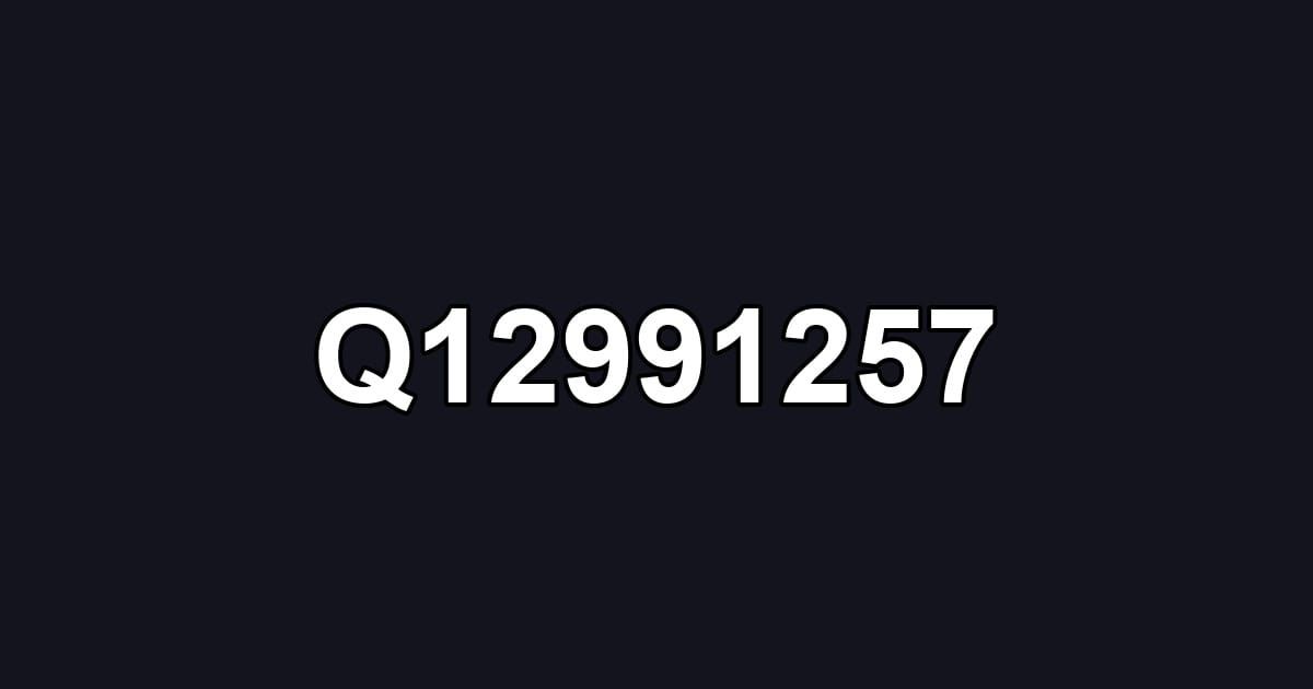 Q12991257