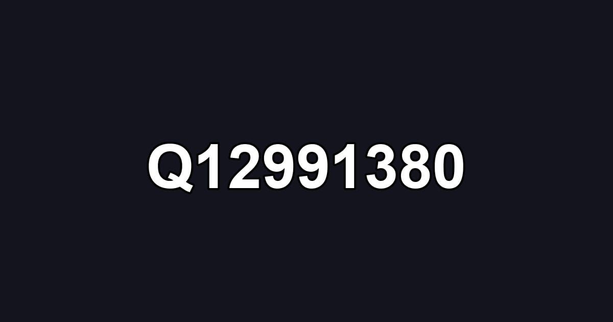 Q12991380