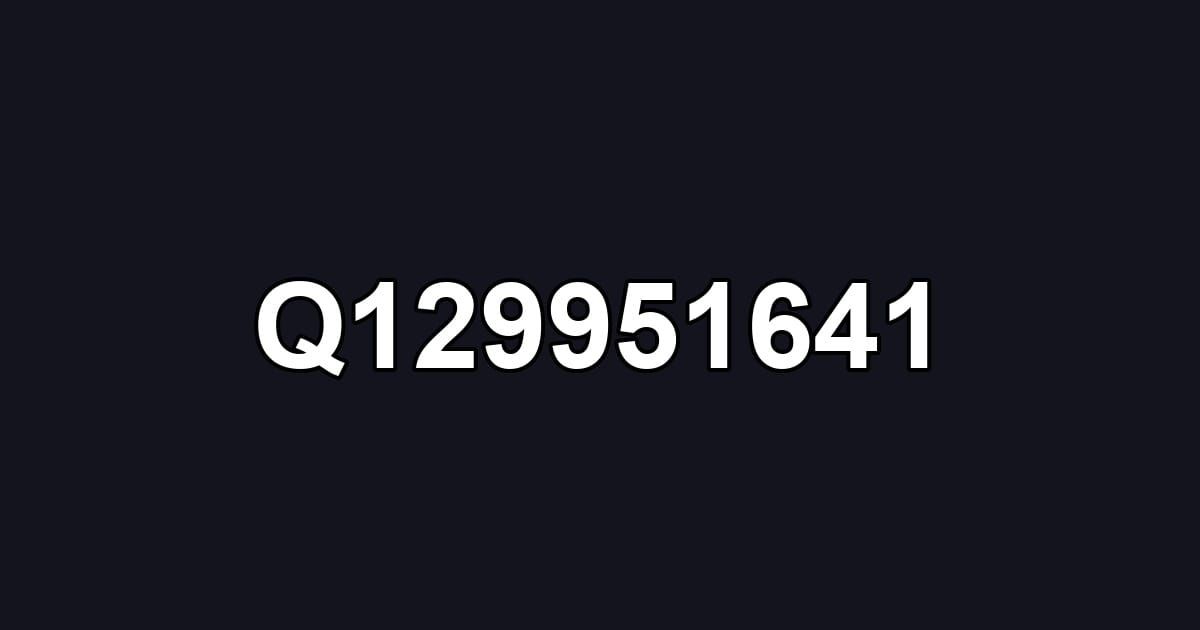 Q129951641