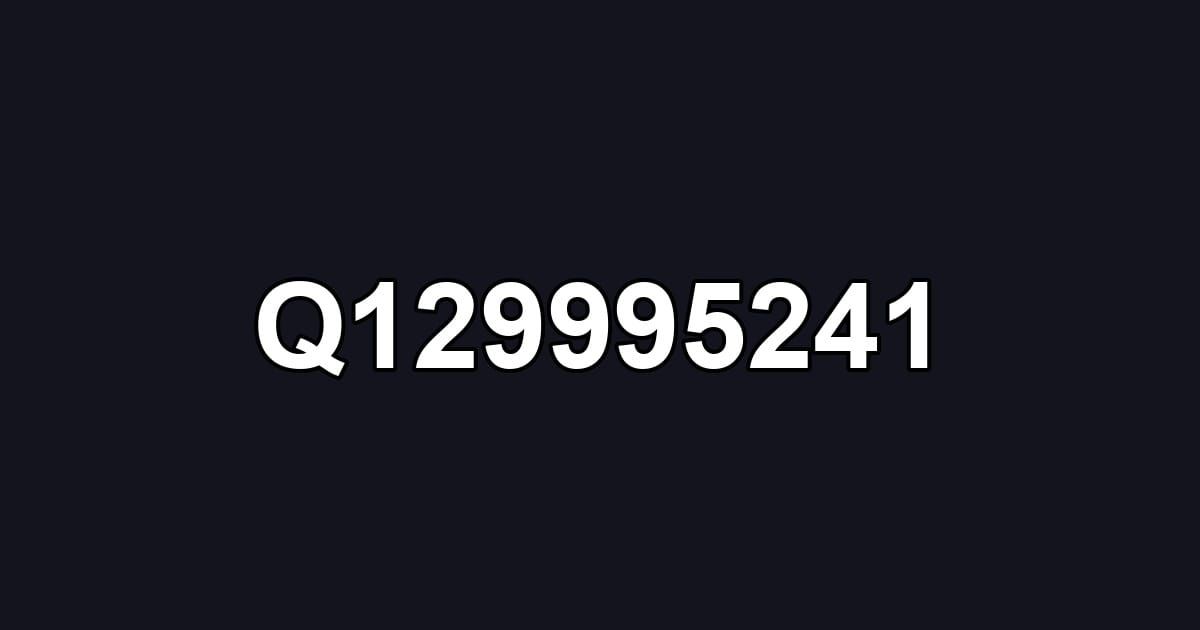 Q129995241