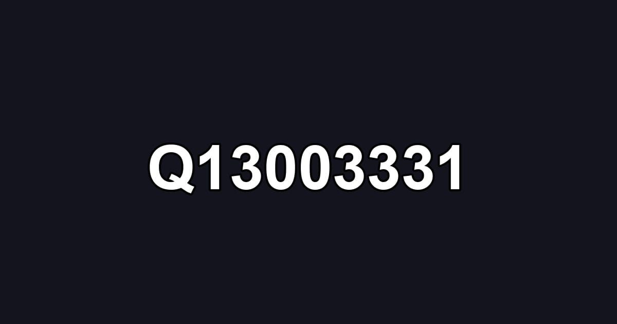 Q13003331