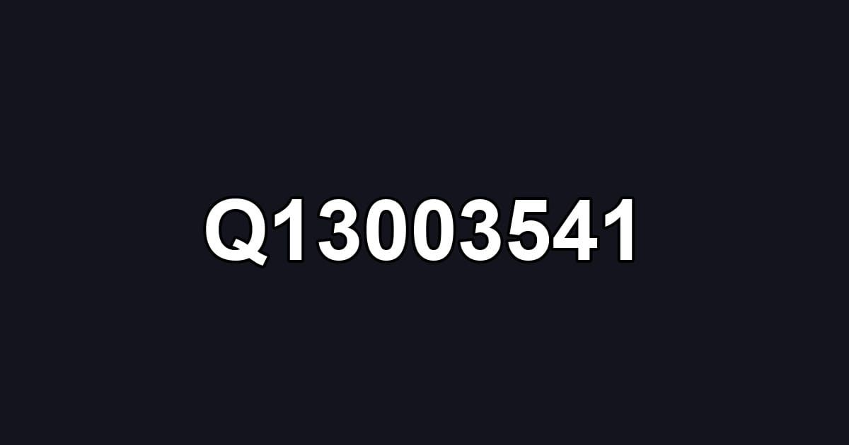 Q13003541