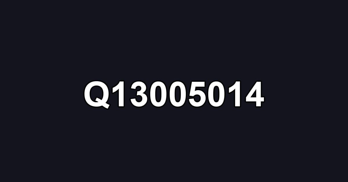 Q13005014