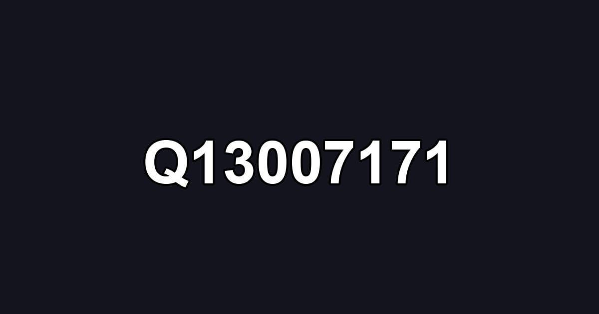 Q13007171
