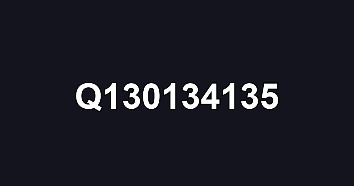 Q130134135