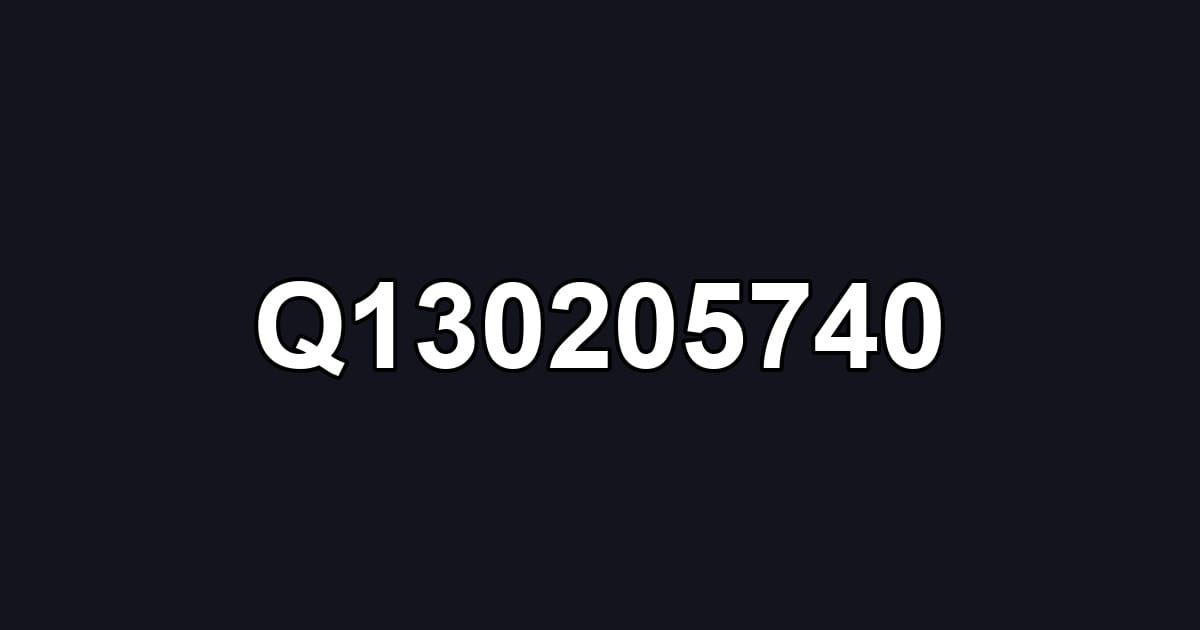 Q130205740