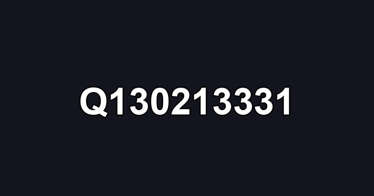 Q130213331