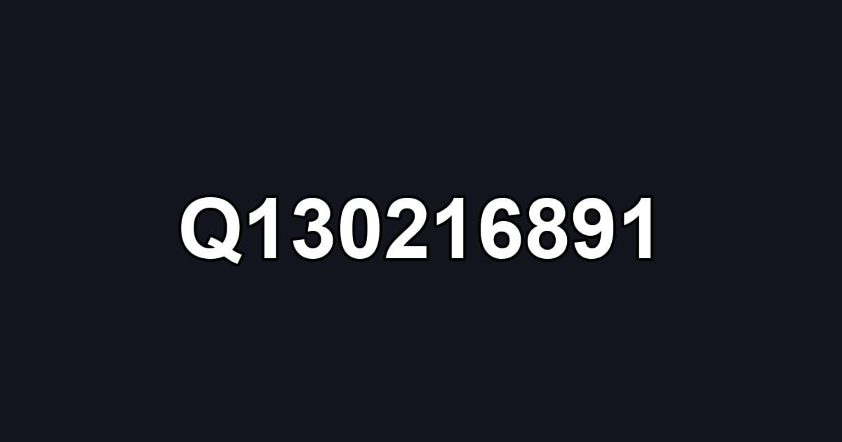 Q130216891