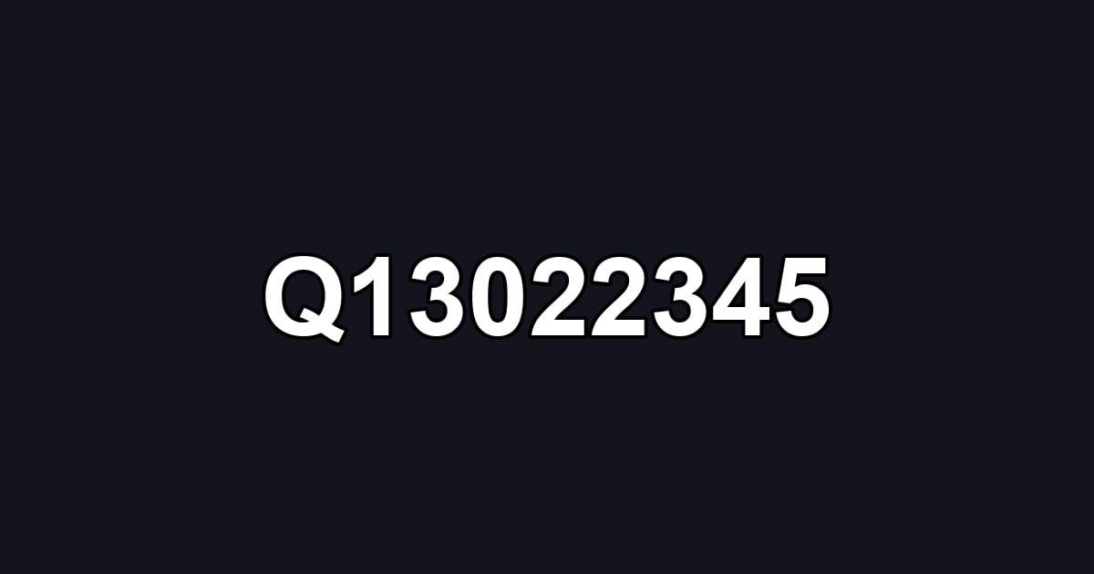 Q13022345