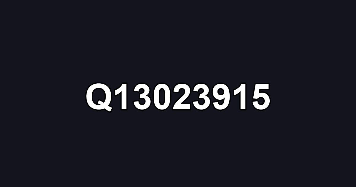 Q13023915
