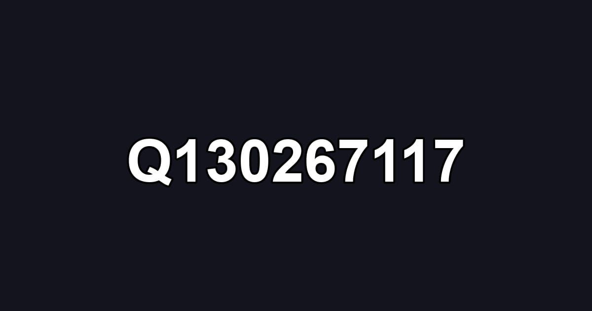 Q130267117