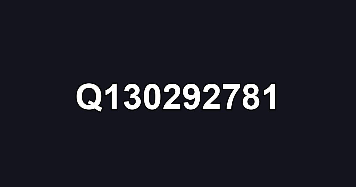 Q130292781