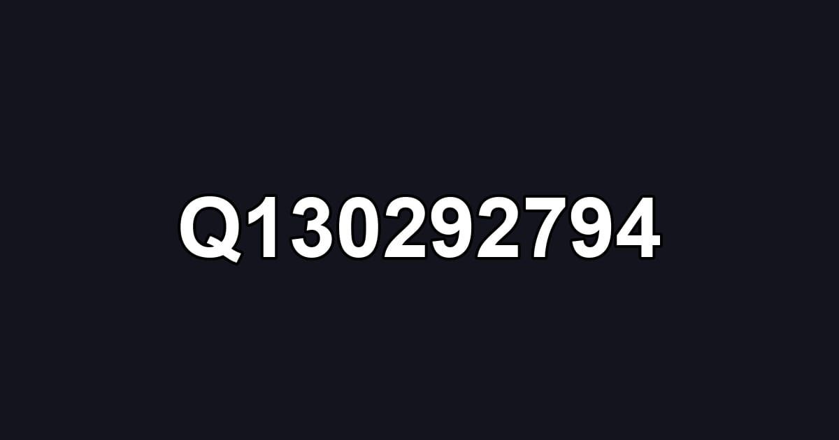 Q130292794