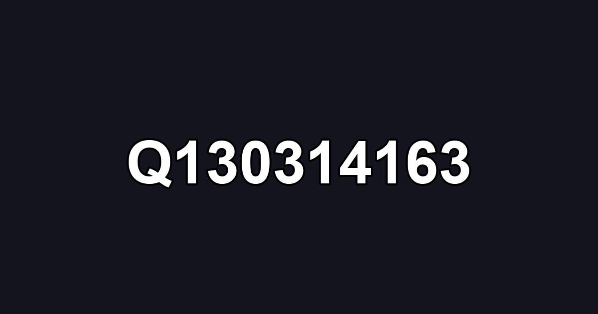 Q130314163