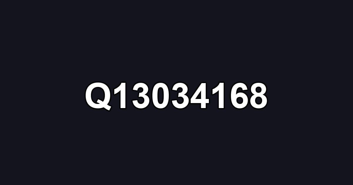 Q13034168