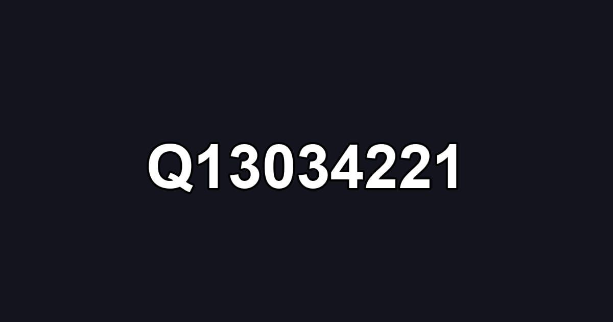 Q13034221