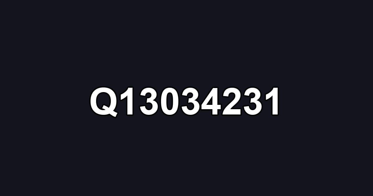 Q13034231
