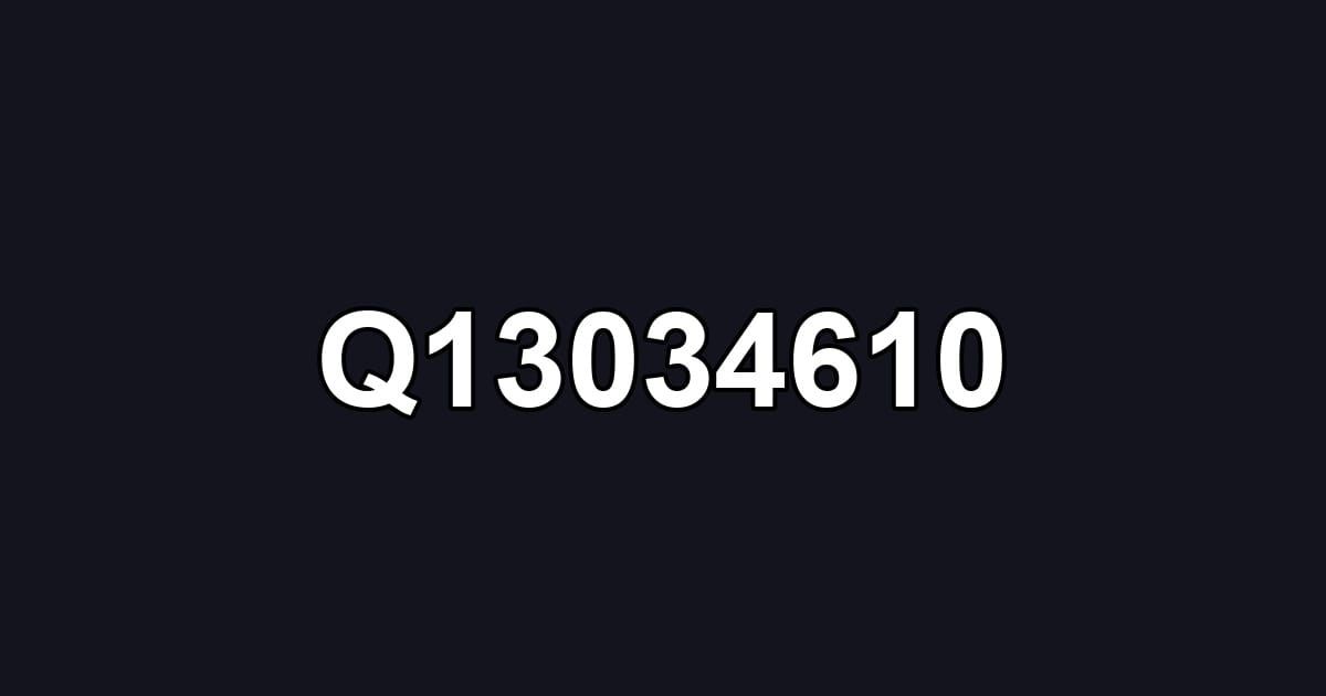 Q13034610
