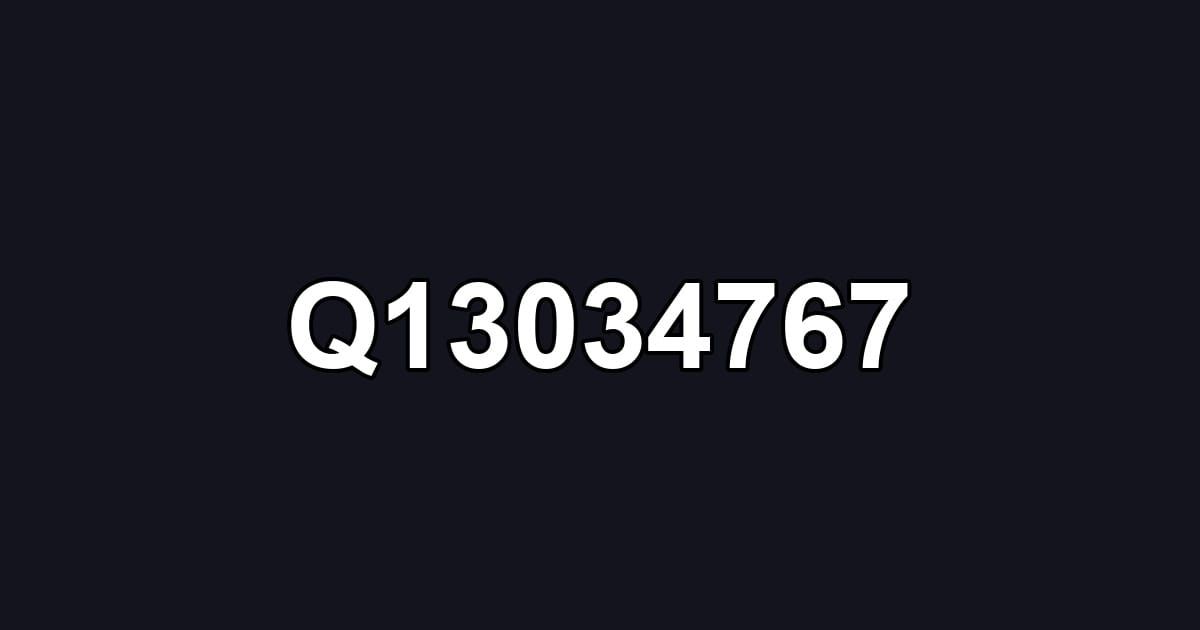 Q13034767
