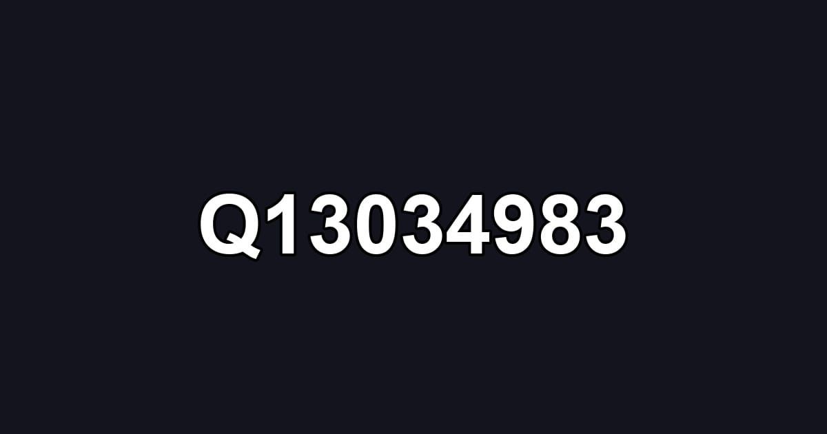 Q13034983