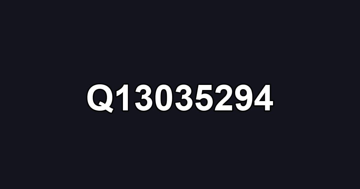 Q13035294