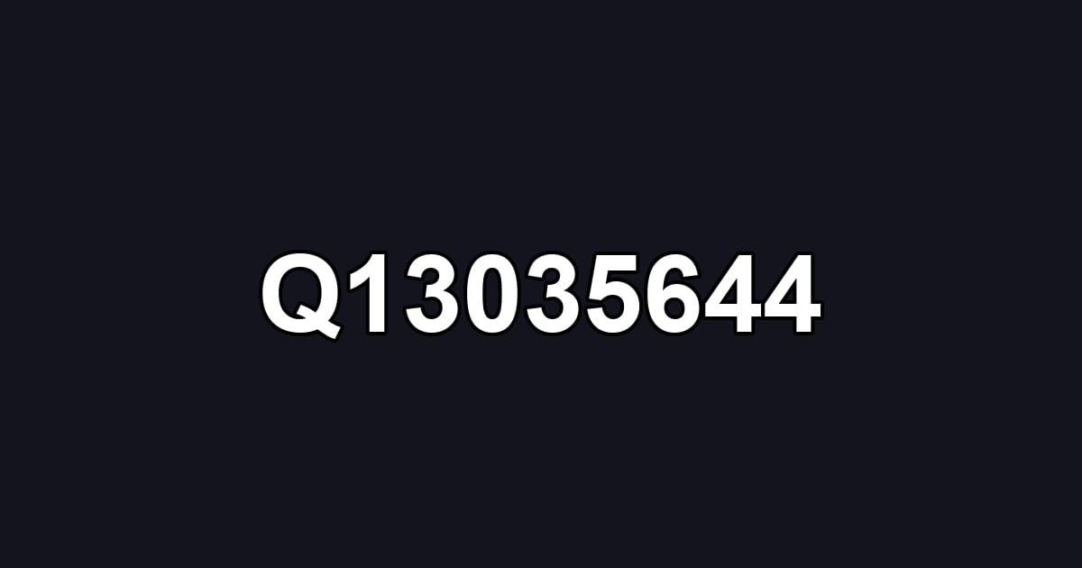 Q13035644