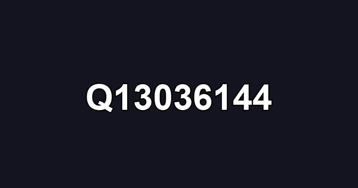 Q13036144