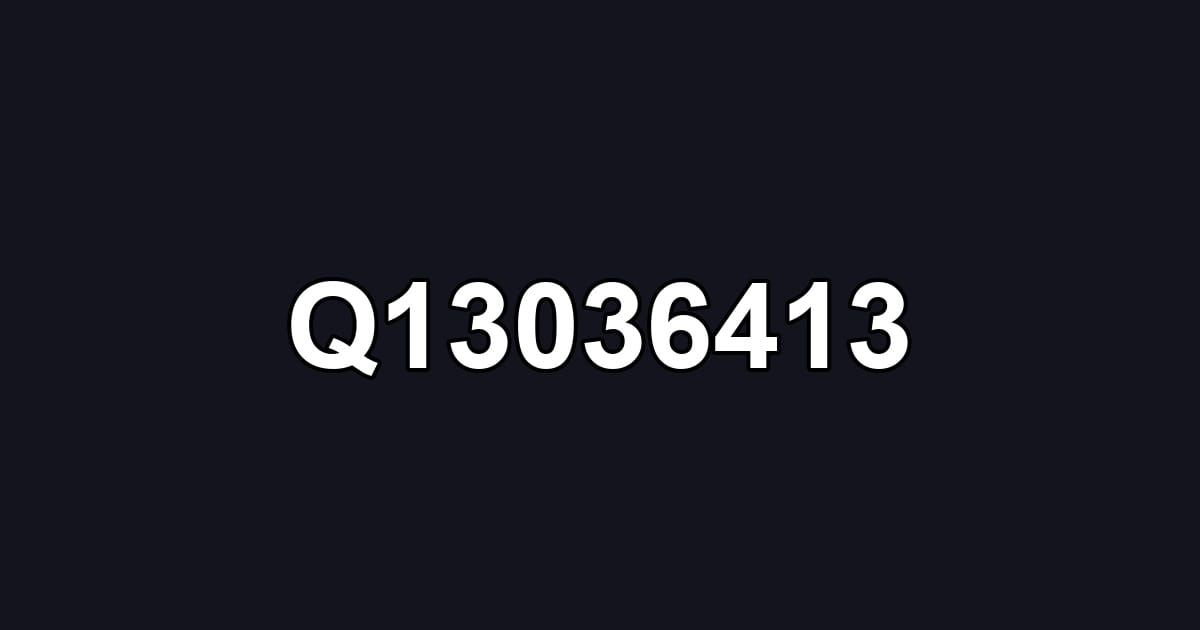 Q13036413