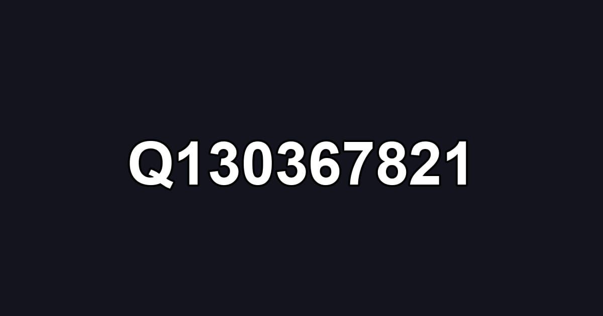 Q130367821