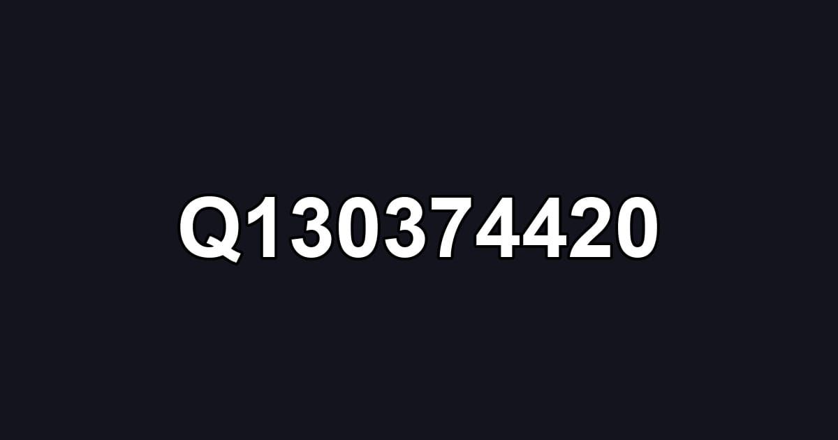 Q130374420