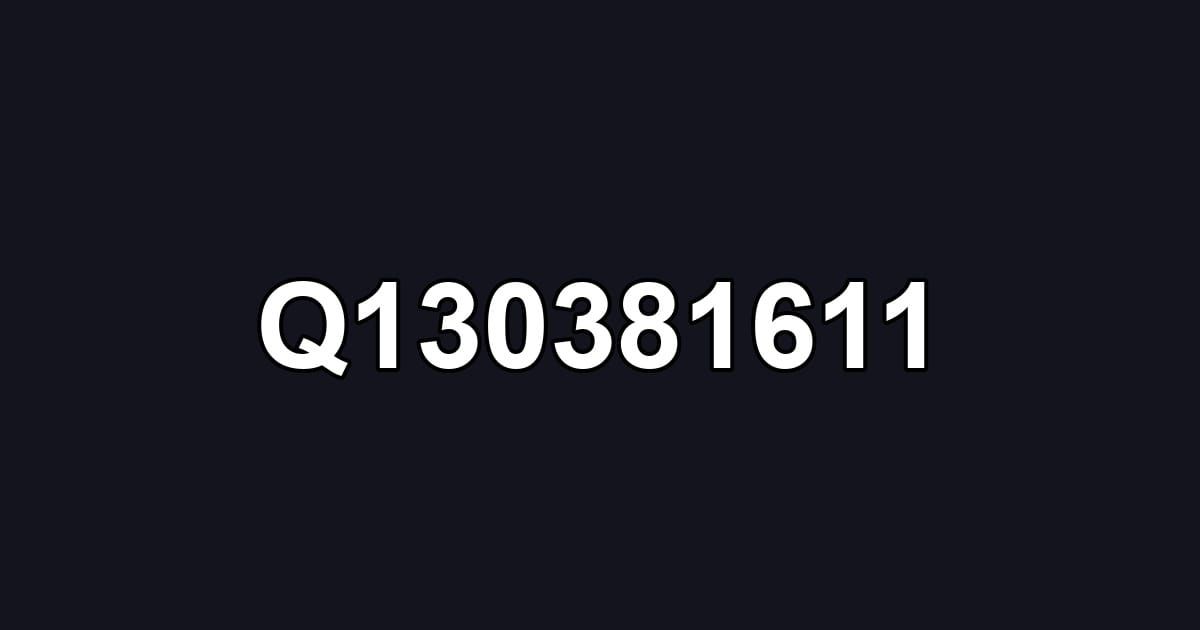 Q130381611
