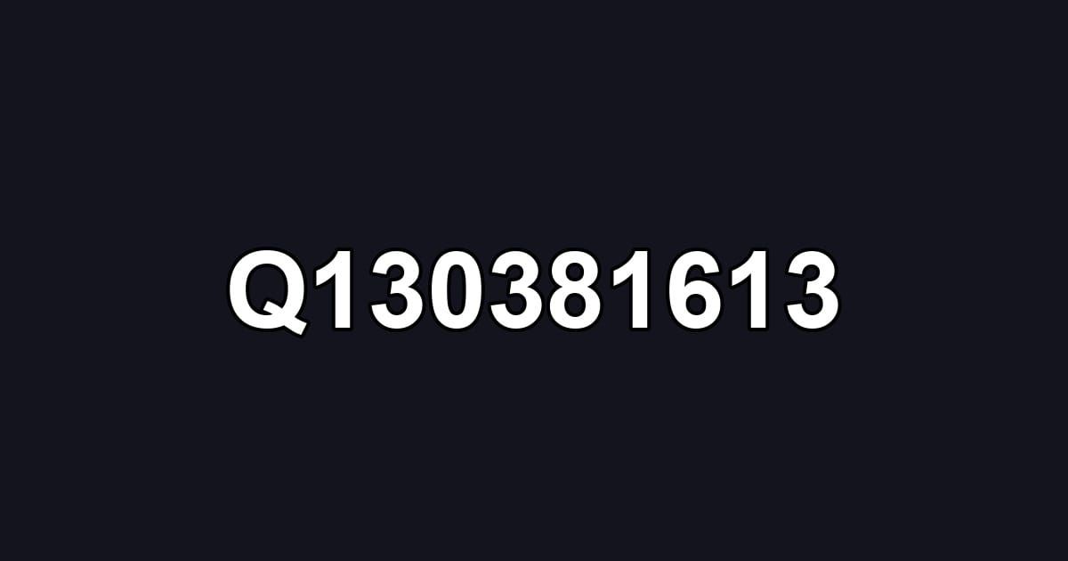 Q130381613