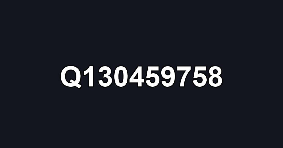 Q130459758