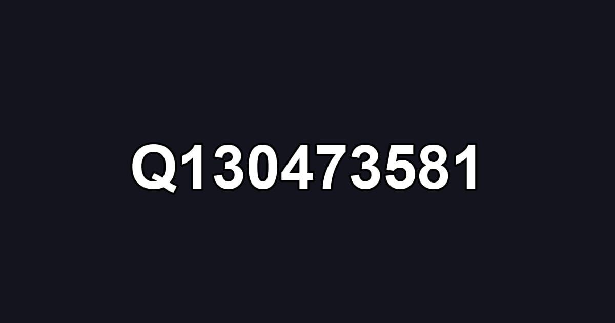Q130473581