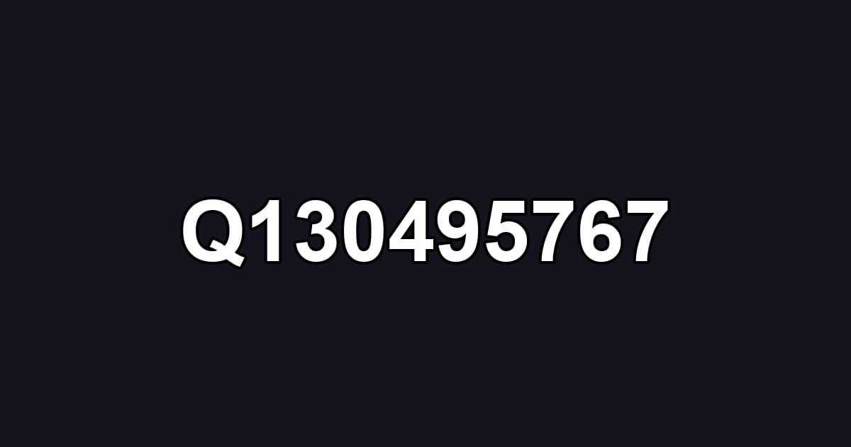 Q130495767