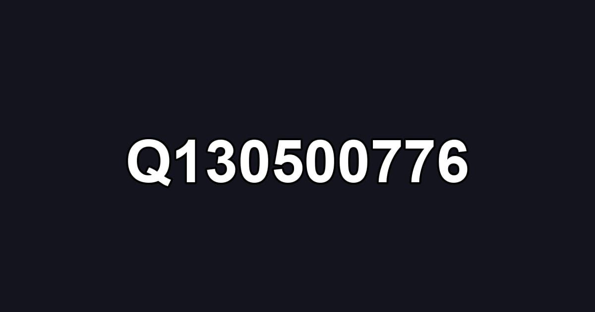 Q130500776