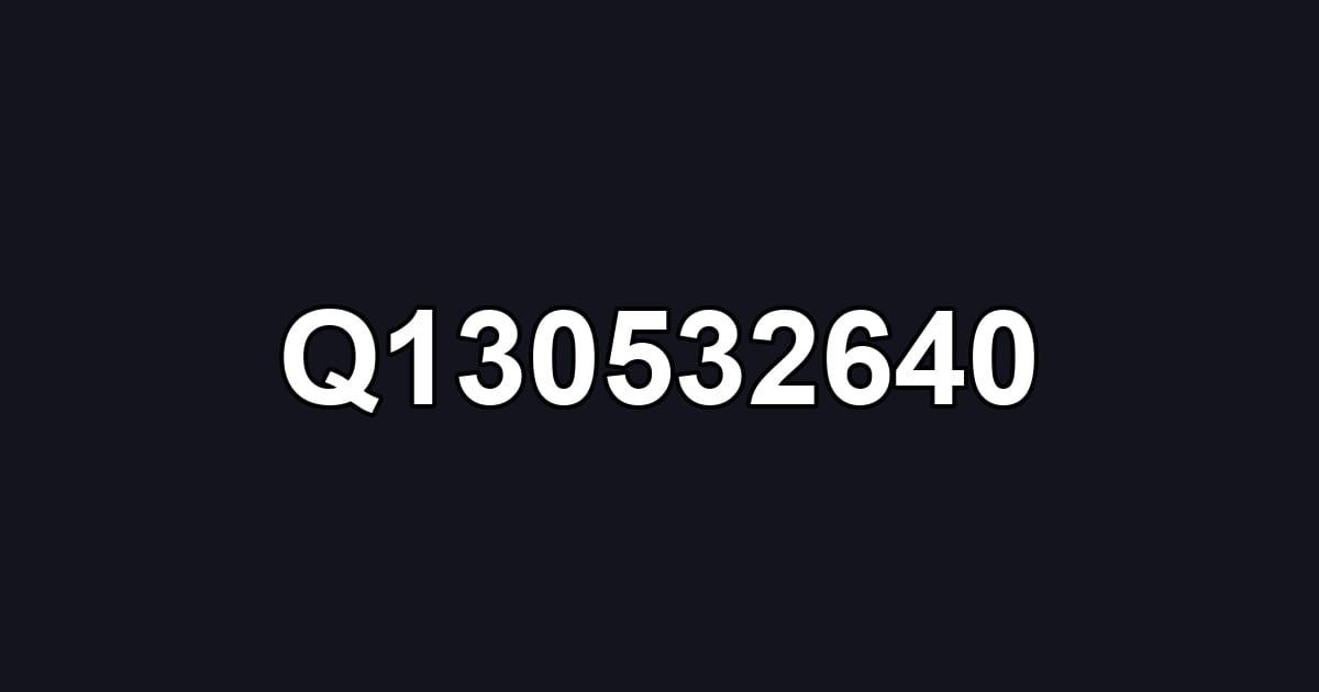 Q130532640
