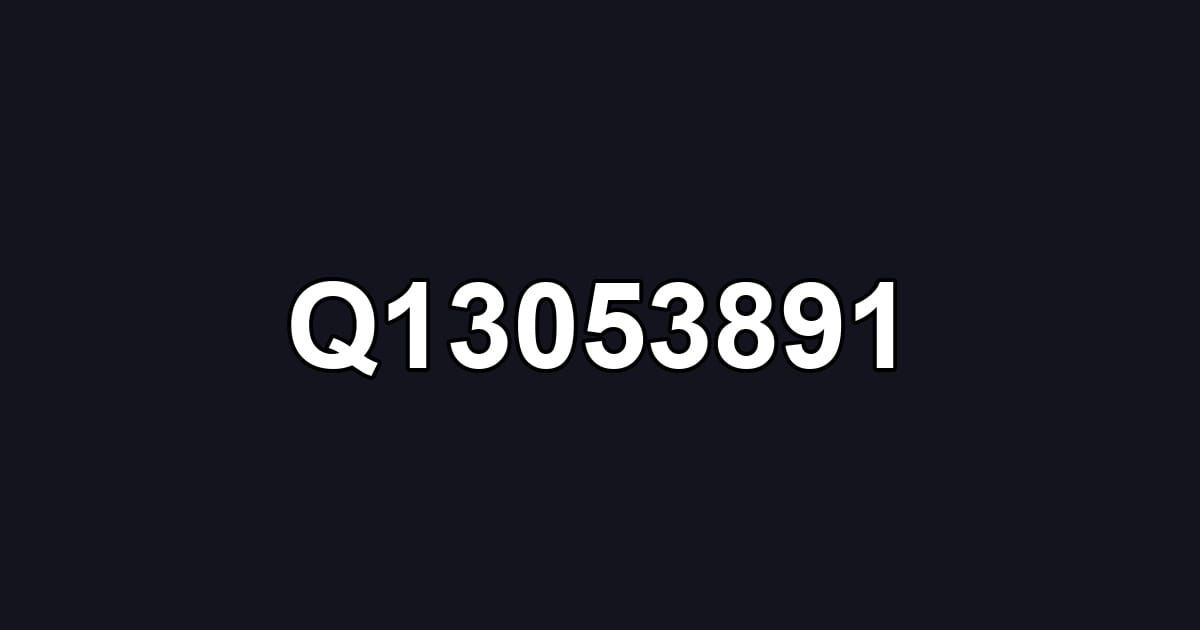 Q13053891