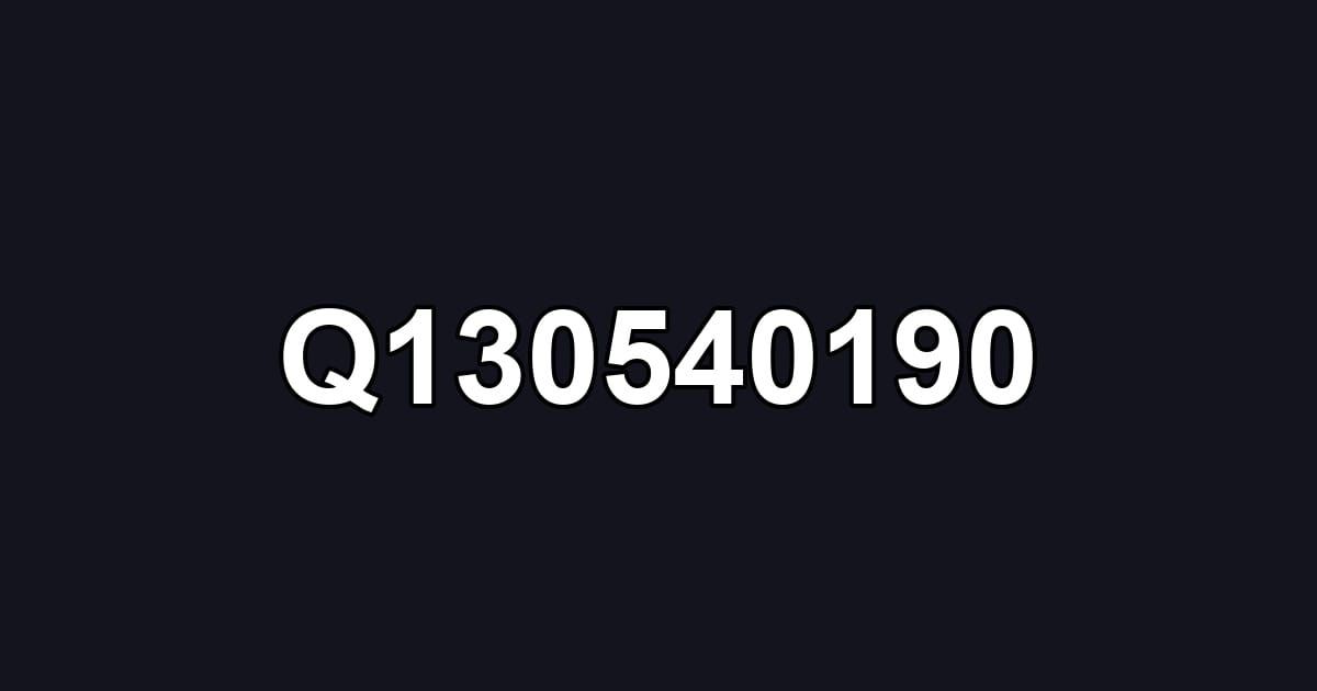 Q130540190