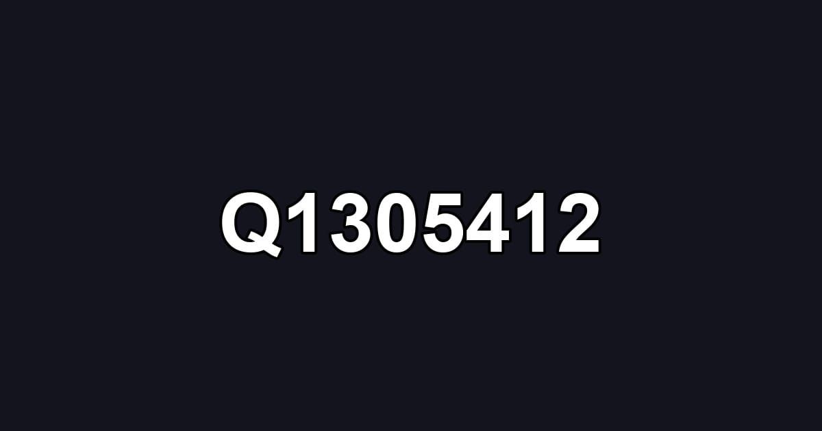 Q1305412
