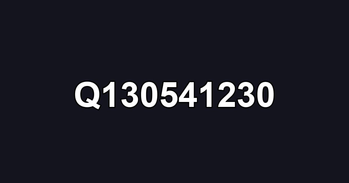 Q130541230