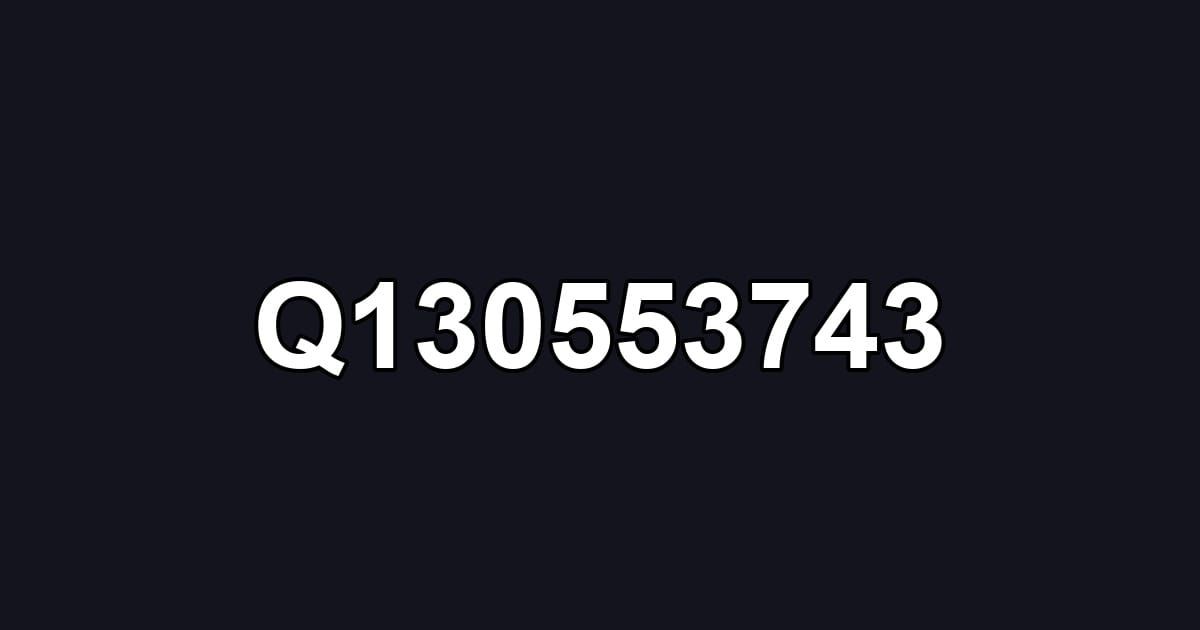 Q130553743