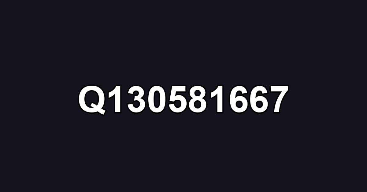 Q130581667