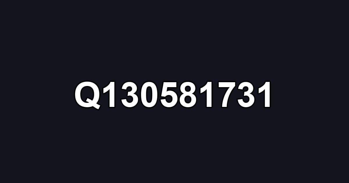 Q130581731