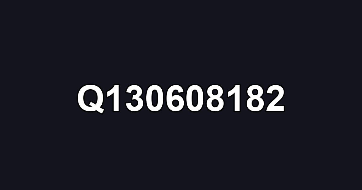 Q130608182