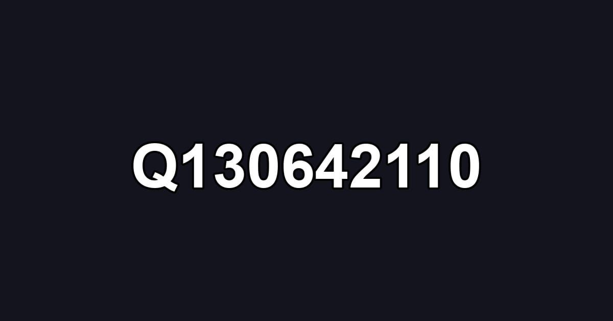 Q130642110